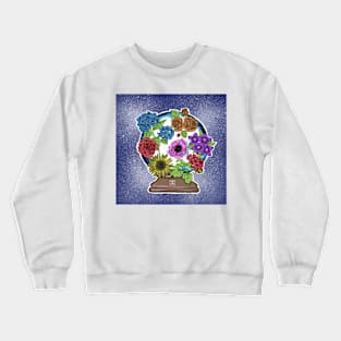 Flower globe Crewneck Sweatshirt